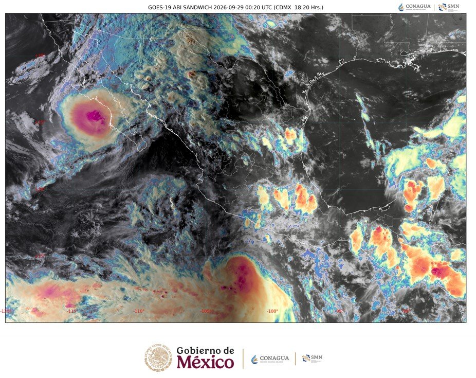 Polo provocará lluvias torrenciales en BCS