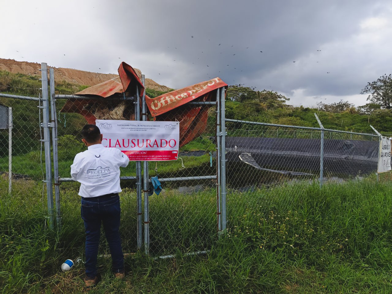 Profepa clausura parcialmente lagunas de lixiviados