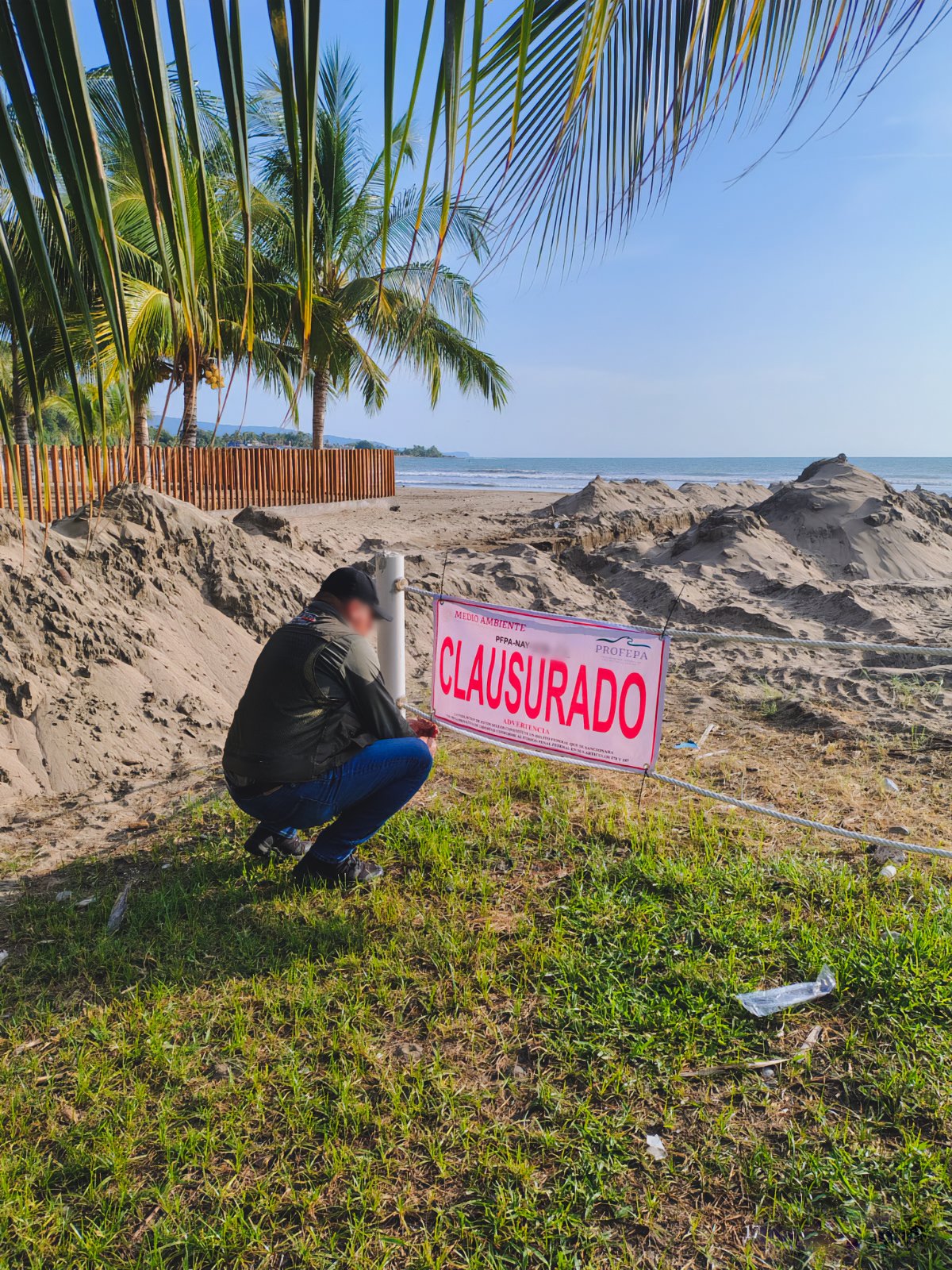 Profepa clausura descarga residual en Matanchén