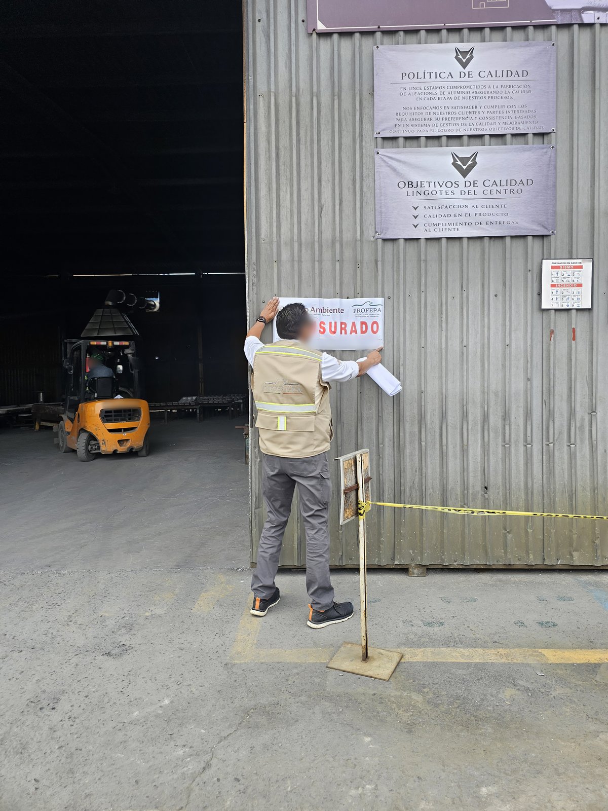 Clausuran fundidora de aluminio en Querétaro