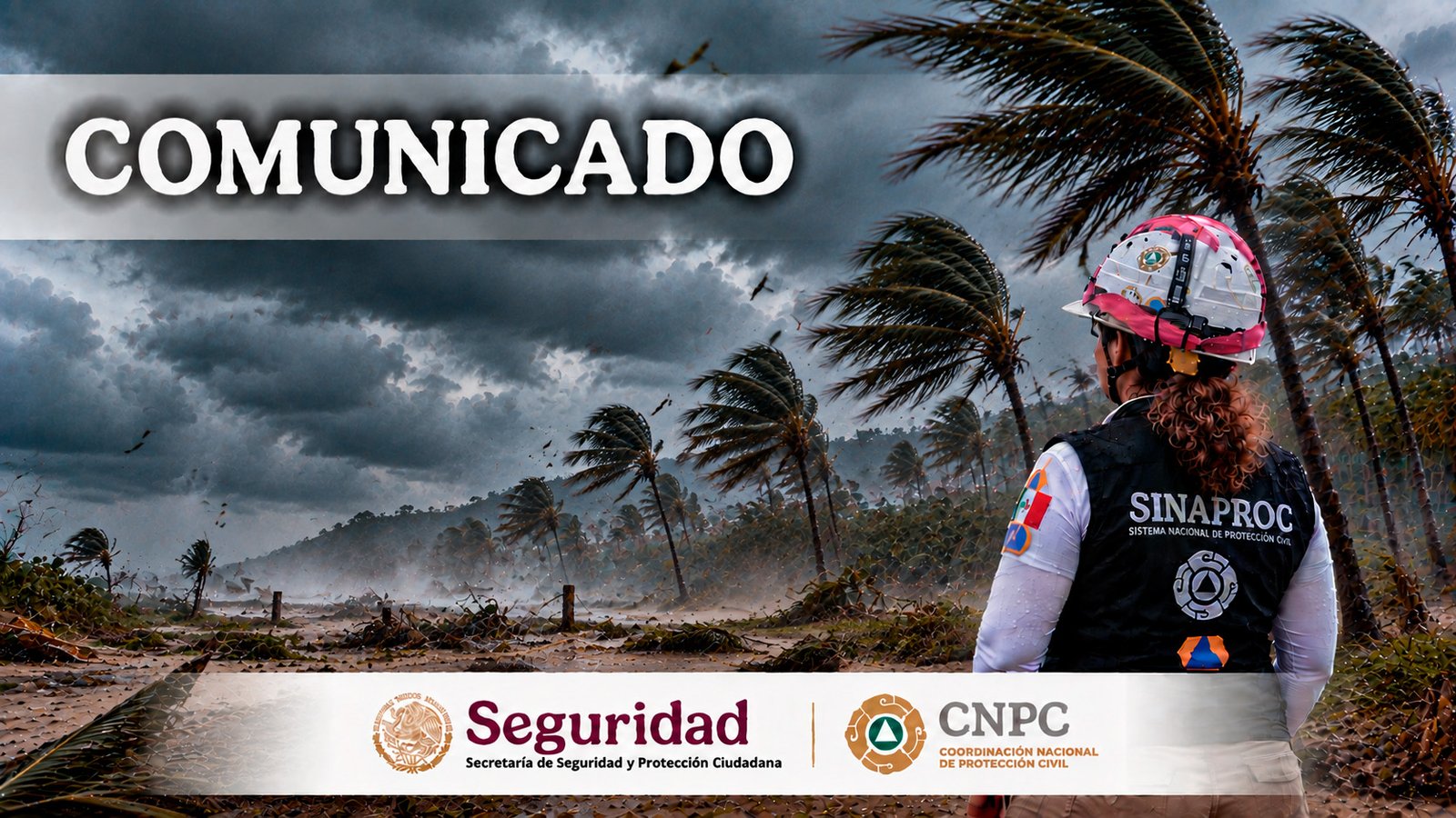 Alertan por huracán Trudy y frente frío