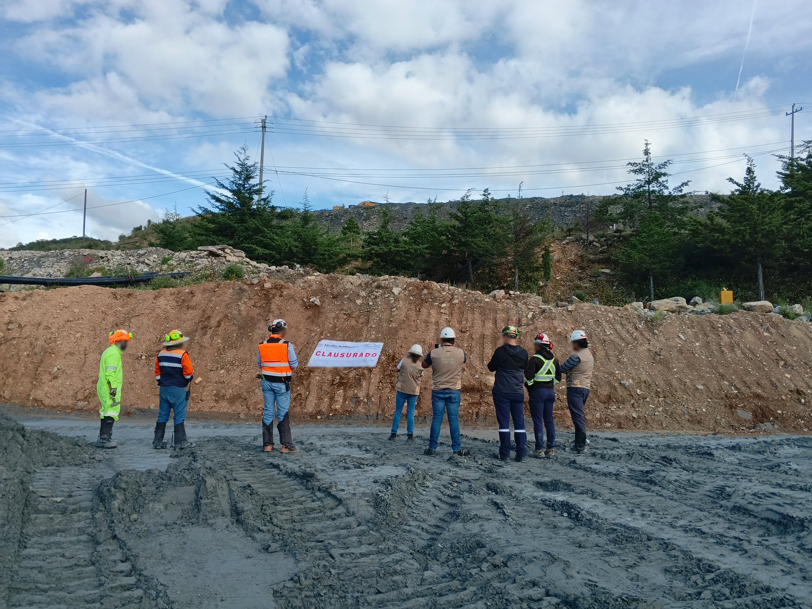 Clausuran depósito de jales de Minera Sabinas