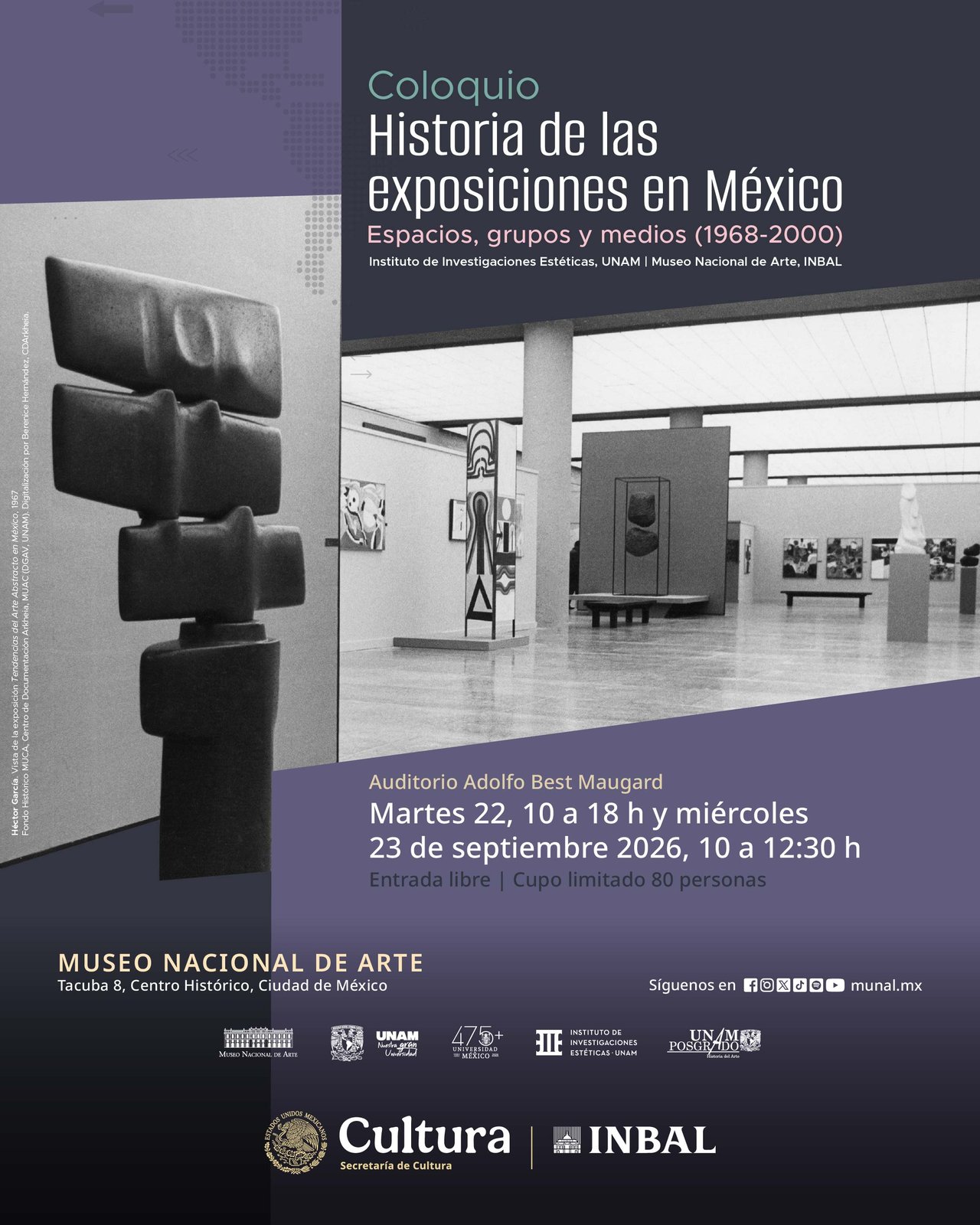 MUNAL analiza la historia de las exposiciones