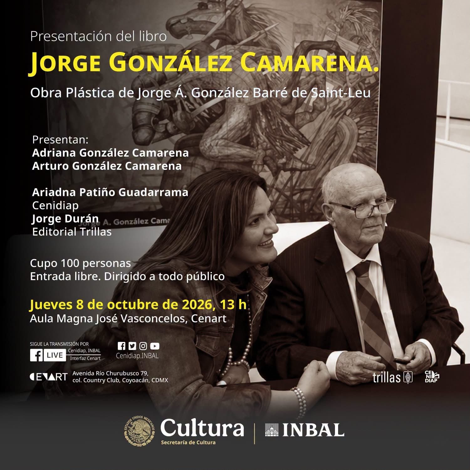 CENIDIAP presentará obra plástica de Camarena