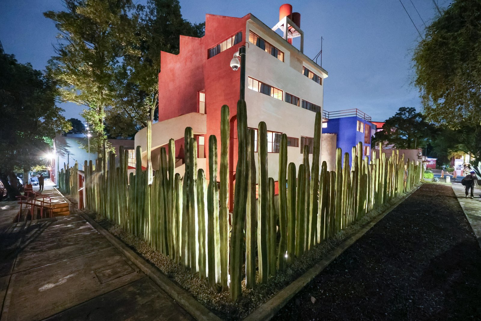 Iluminan la Casa Estudio Rivera-Kahlo