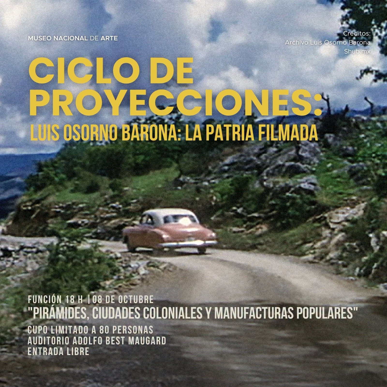 MUNAL proyecta el archivo de Osorno Barona
