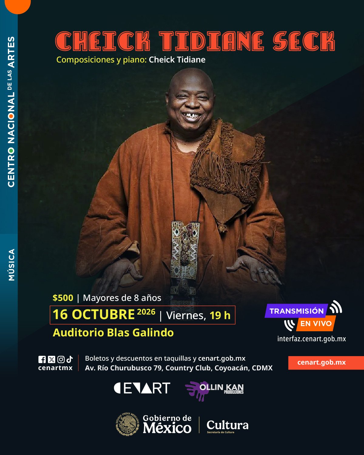 Cheick Tidiane Seck llega al Cenart
