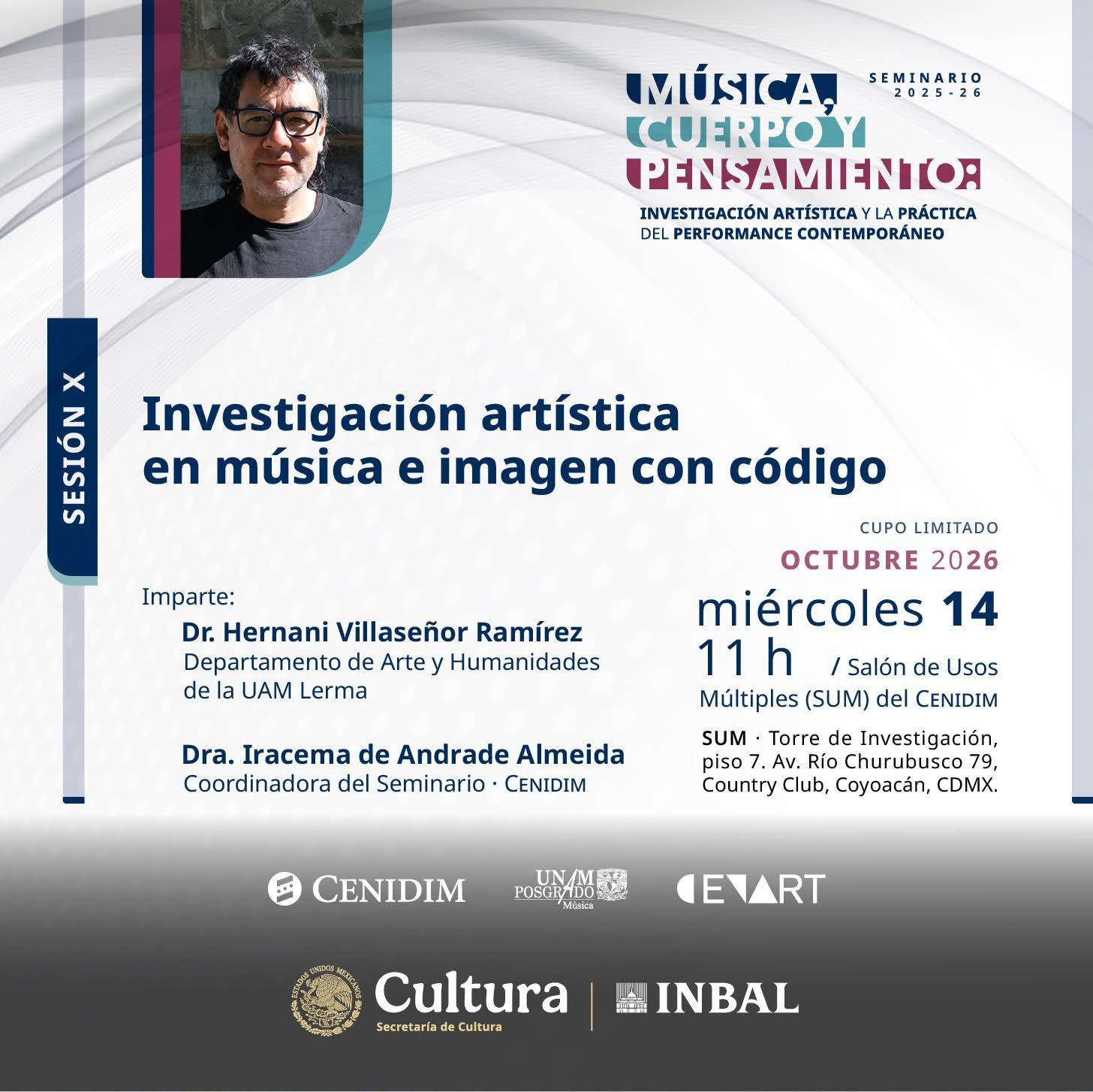 CENIDIM analiza creación audiovisual con código