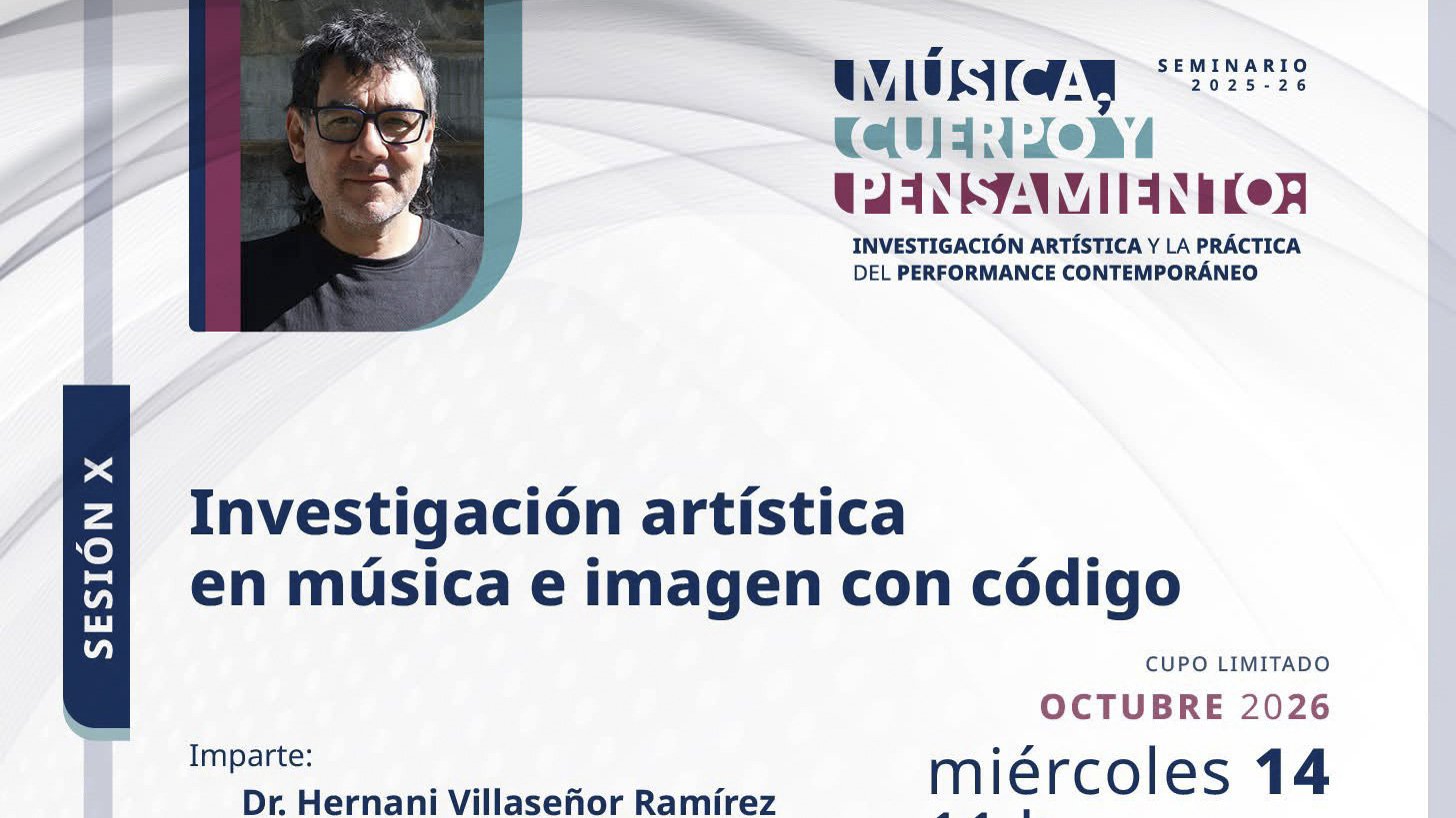 Analizarán música e imagen programadas con código