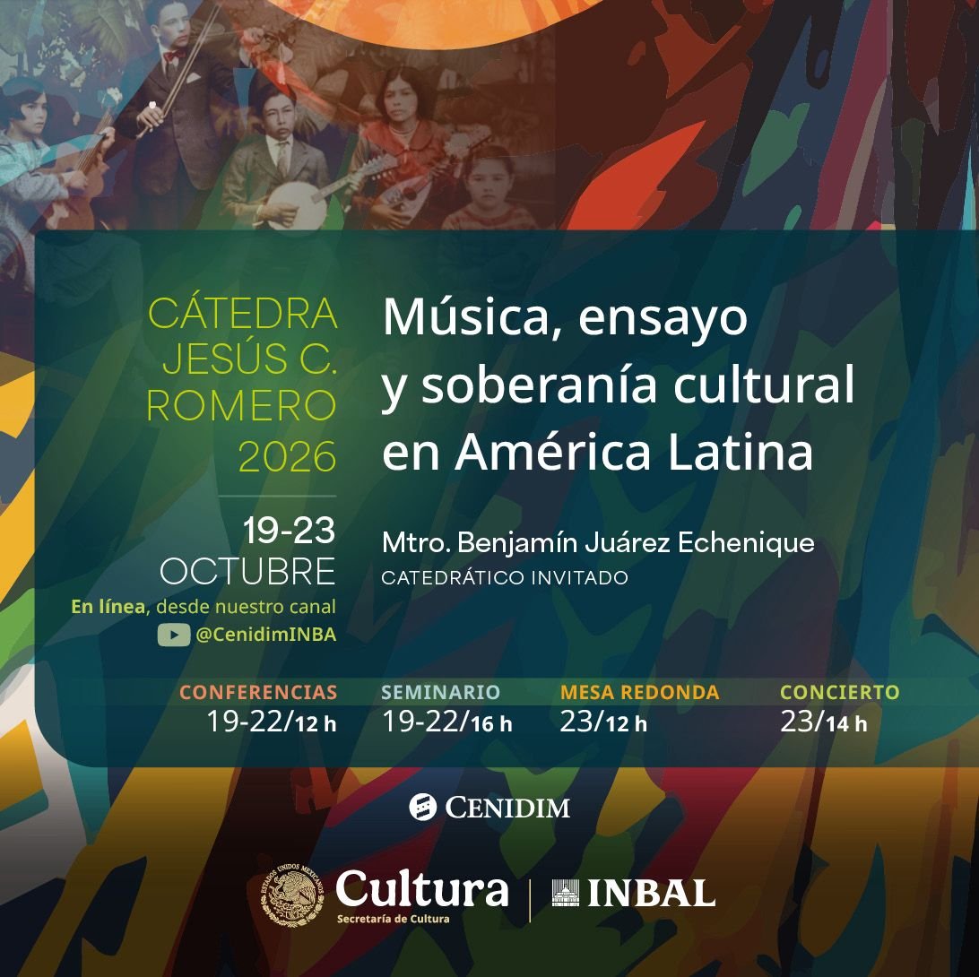 INBAL organiza Cátedra sobre música y soberanía