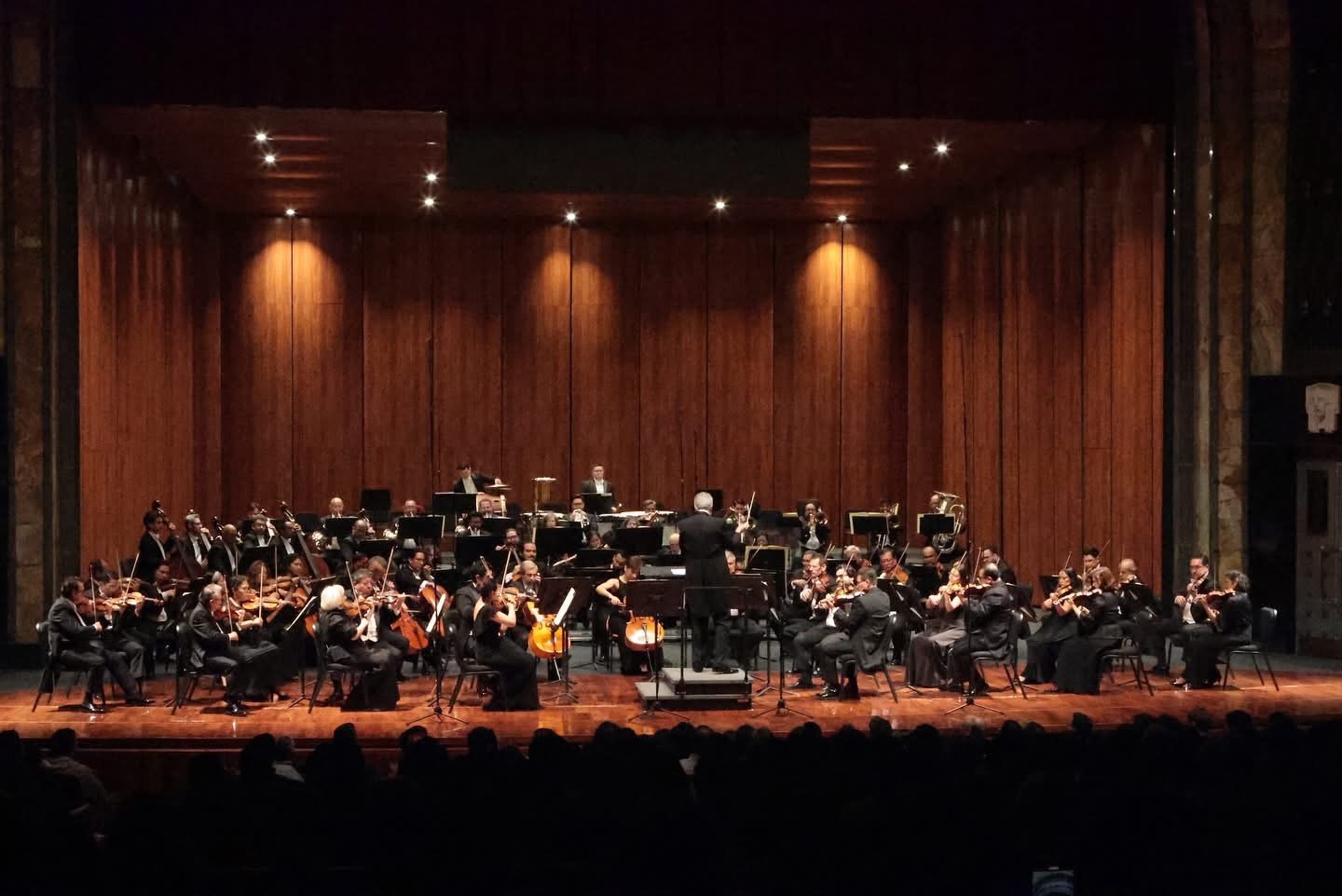 Arpa y OSN dialogan en Bellas Artes
