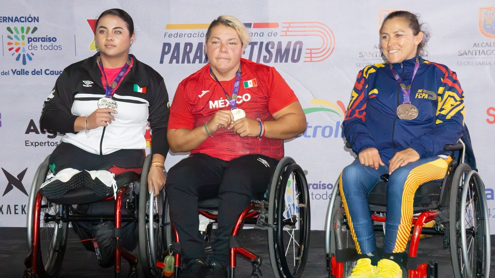 Para atletas suman siete medallas en Cali