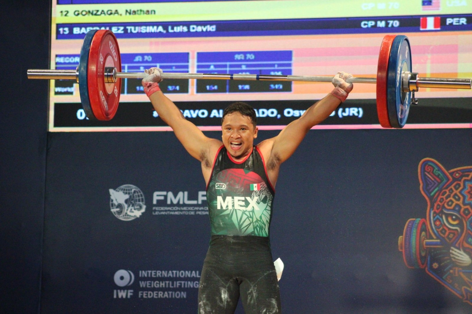 Cuatro podios mexicanos en Panamericano de Pesas