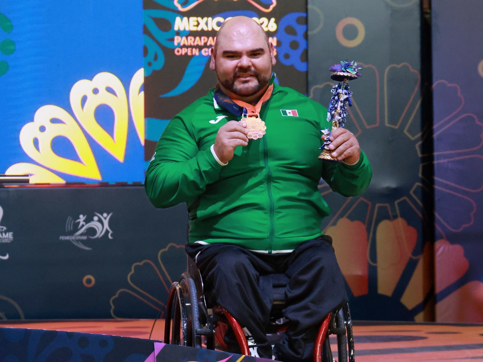 Jesús Castillo gana bronce en Para Powerlifting