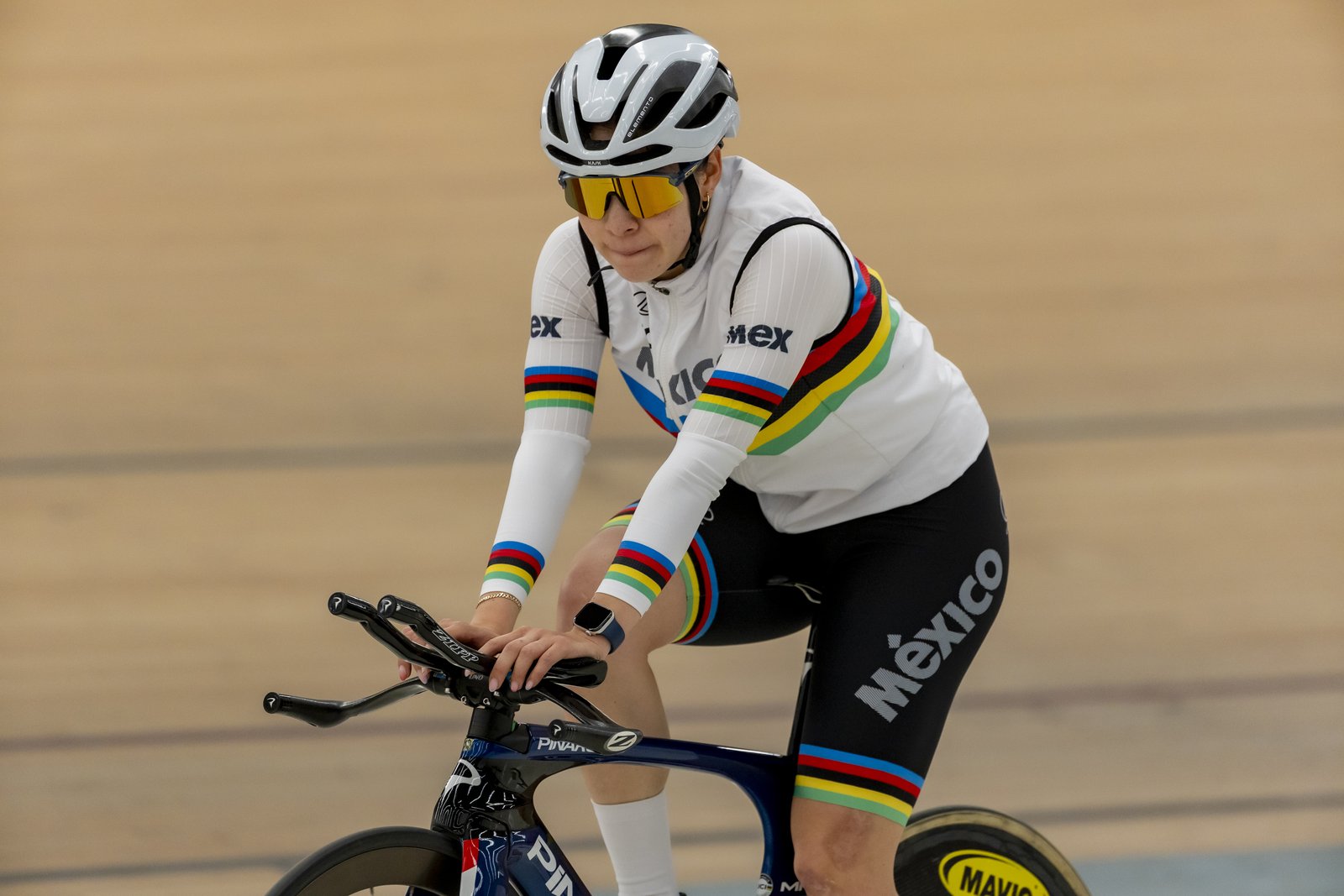 Yareli Acevedo en Top 12 Mundial Ciclismo