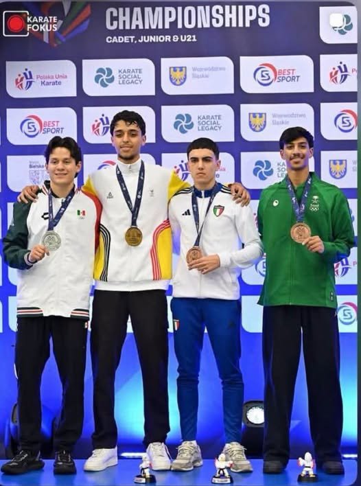 Daniel Cruz gana plata en Mundial Karate