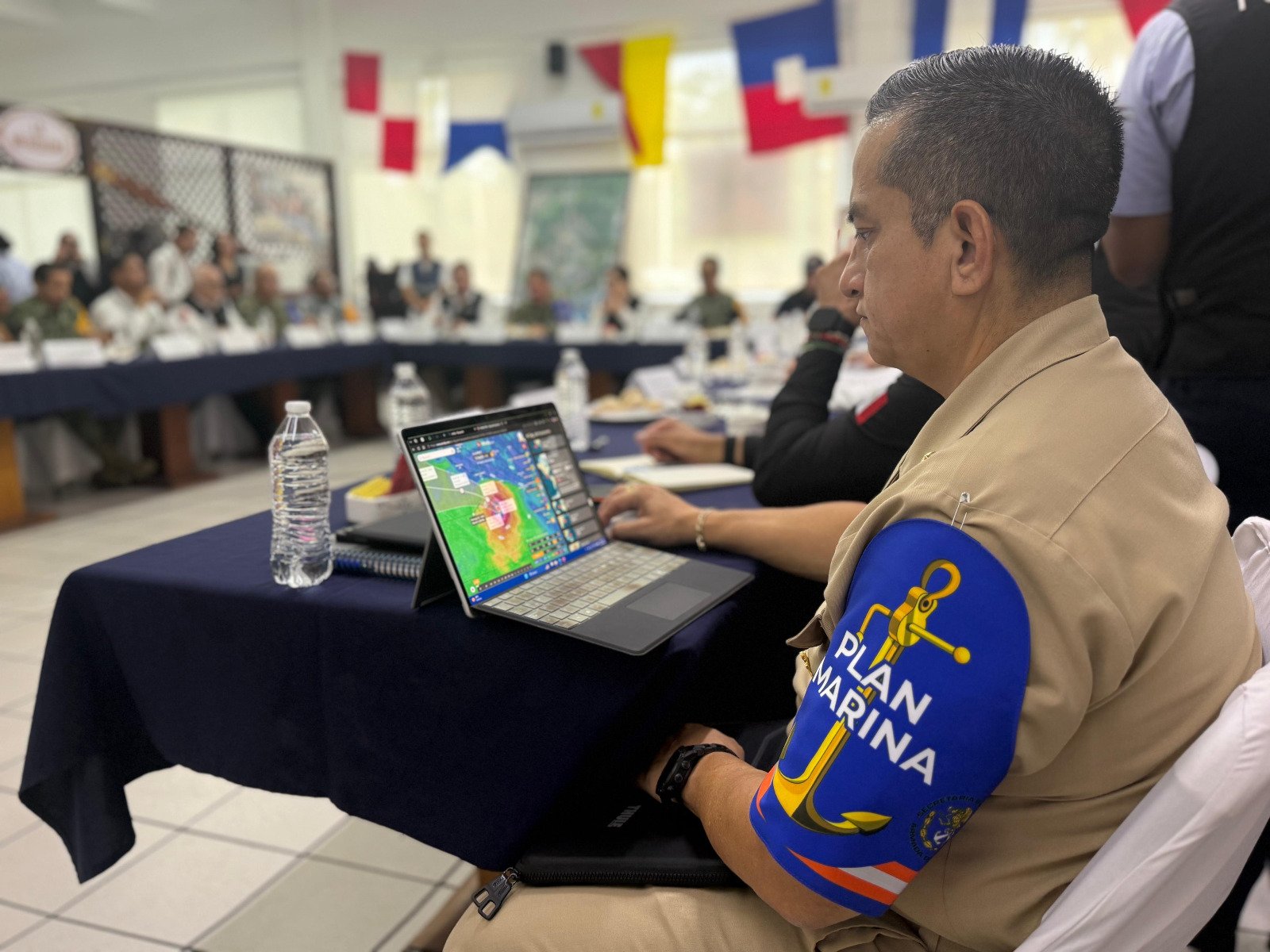 Marina instala puestos de comando por Polo