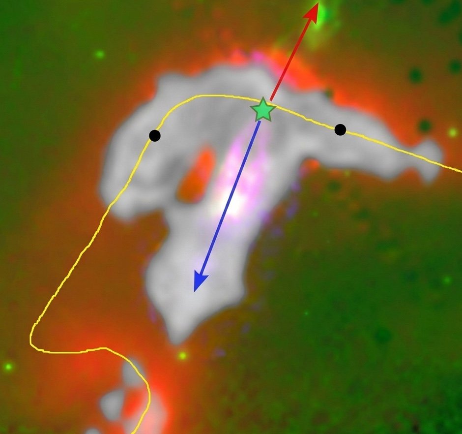 GTM cartografía precursor orgánico en filamento interestelar