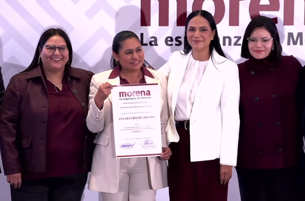 Morena designa a Ana Lilia Rivera como coordinadora en Tlaxcala