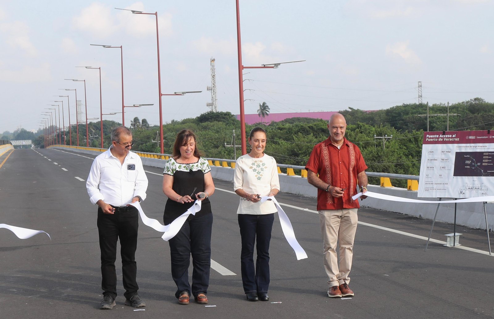 Inauguran Puente Acceso al Puerto de Veracruz