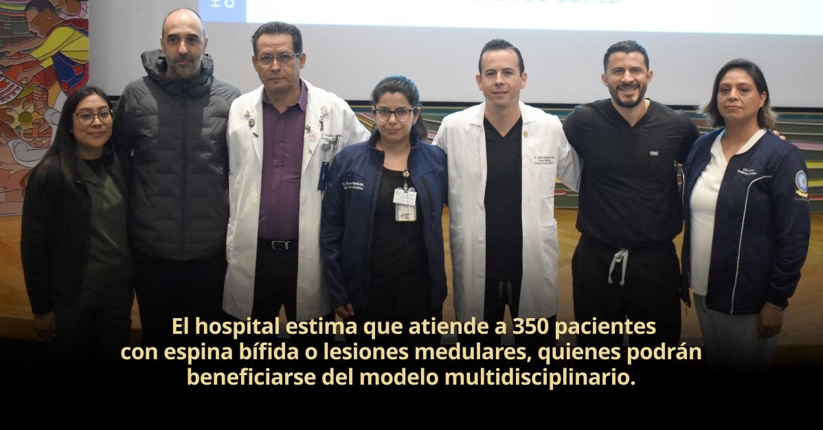Inaugura HIMFG clínica de espina bífida