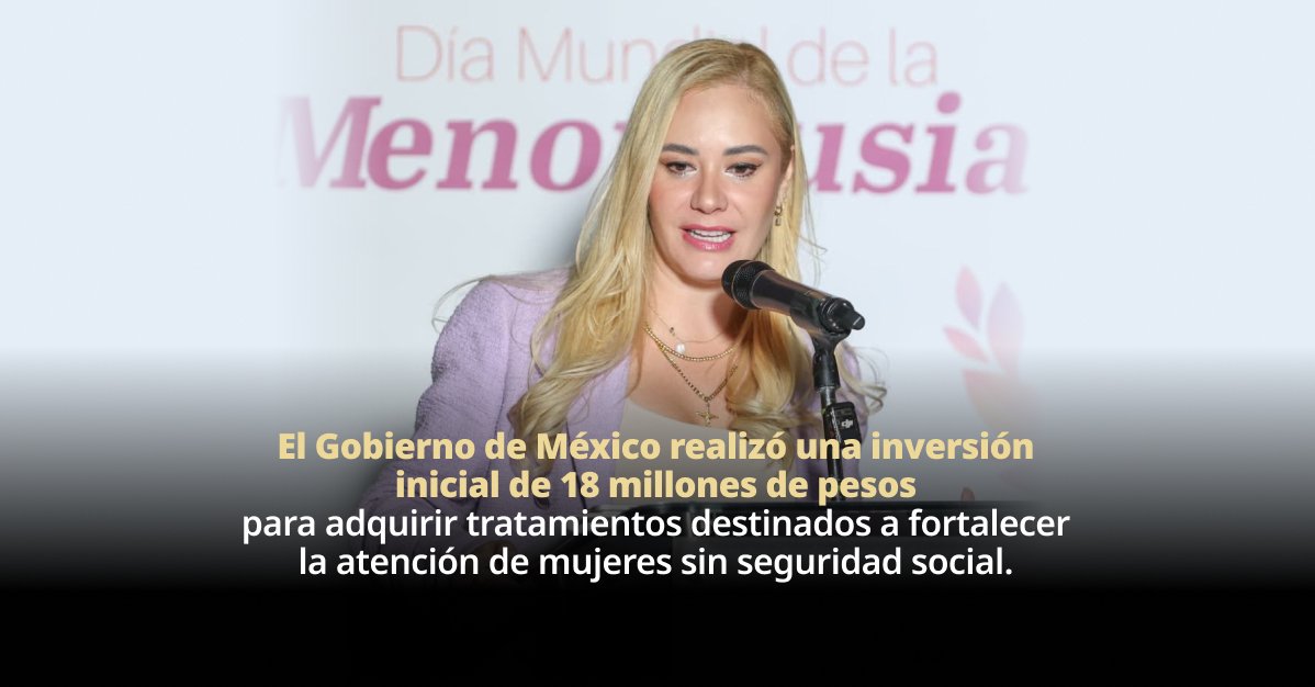 Salud prioriza menopausia con inversión millonaria