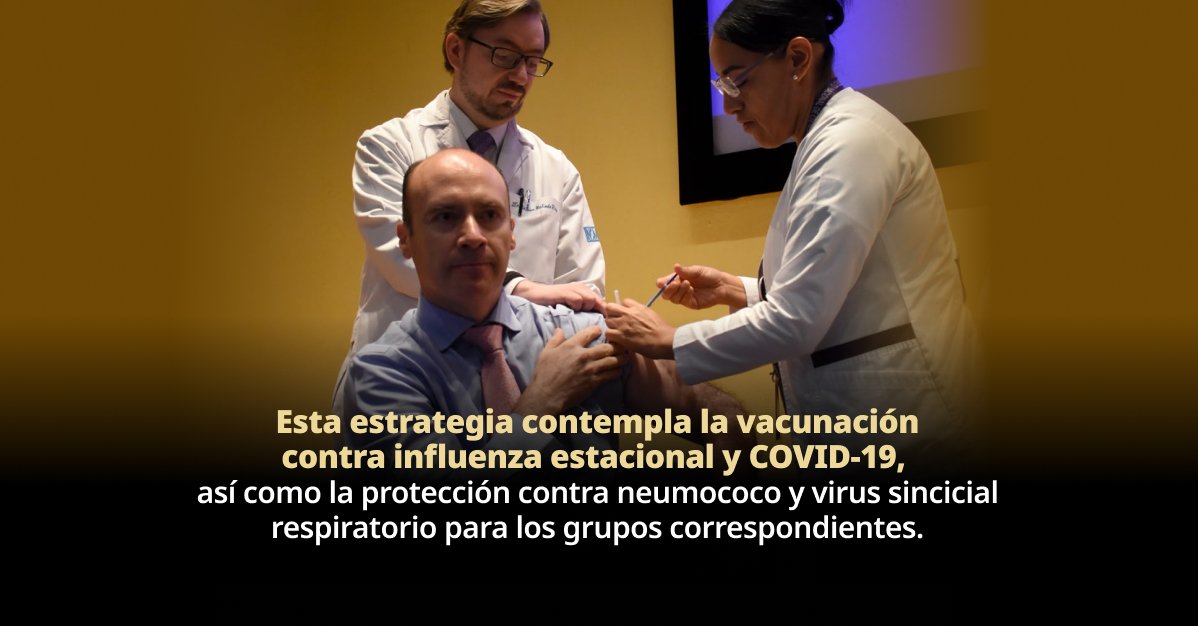 CCINSHAE inicia vacunación invernal 2026-2027