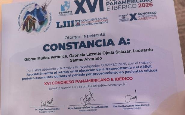 Médicos del IMSS ganan premio COMMEC 2026