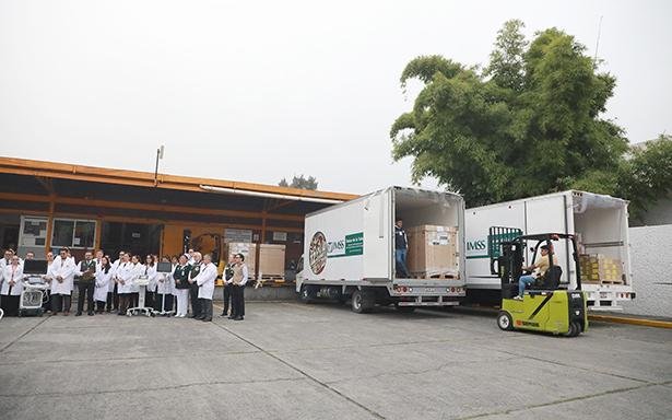 IMSS inicia distribución de equipo médico (foto 3)