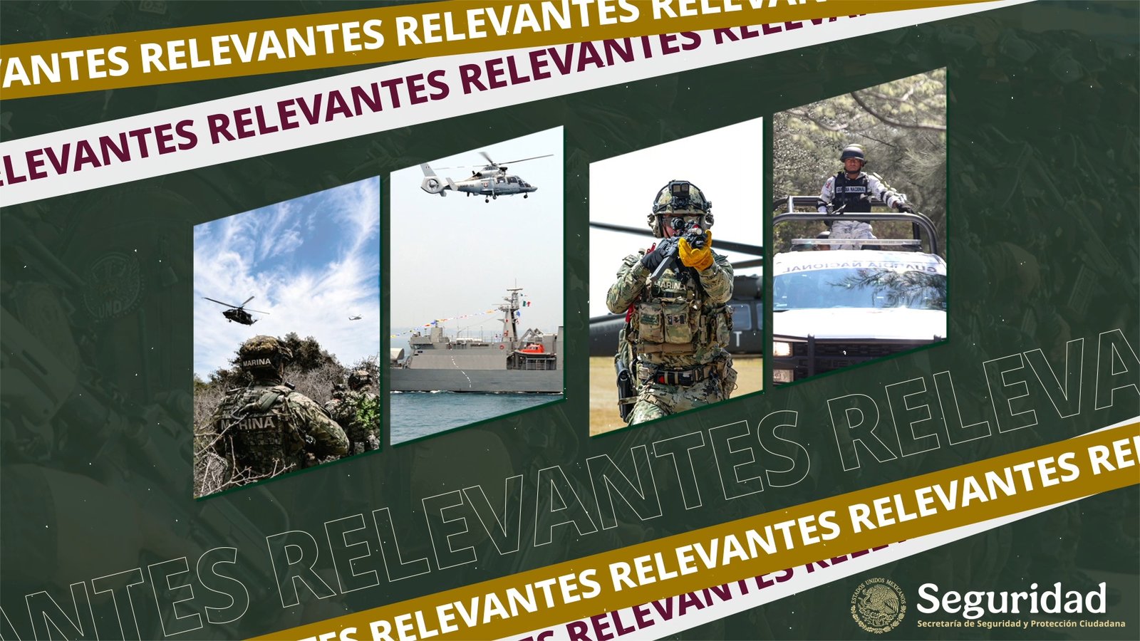 Gabinete reporta operativos en seis estados