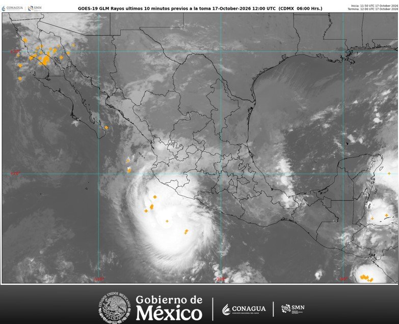 Huracán Trudy categoría 1 cerca de Manzanillo