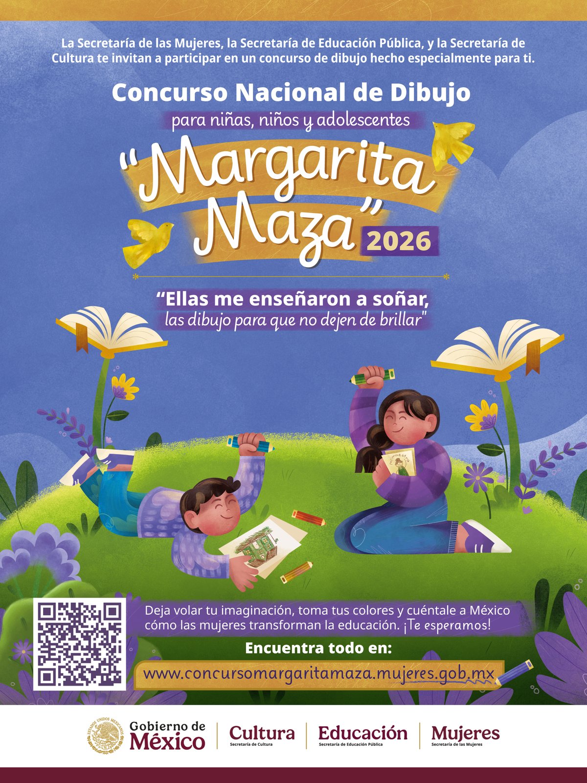 Invitan al Concurso de Dibujo Margarita Maza